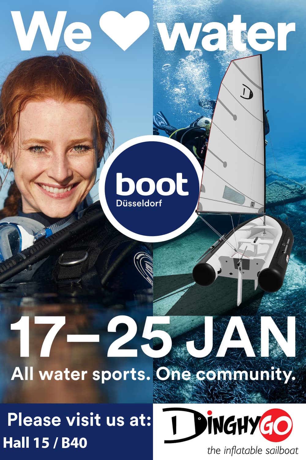 BOOT 2026 poster — 17–25 januari 2026, Düsseldorf, Duitsland