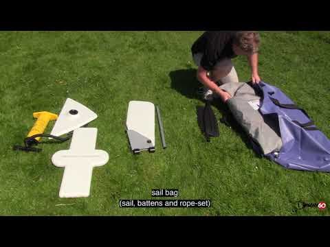 Packing up sail-kit — instruction video (1:36)