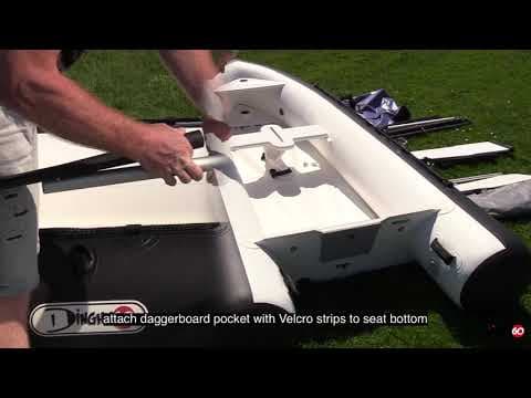 Installing (thwart, mast step, daggerboard) — instruction video (1:32)